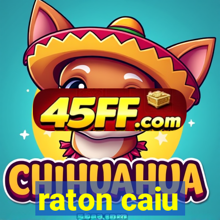 raton caiu